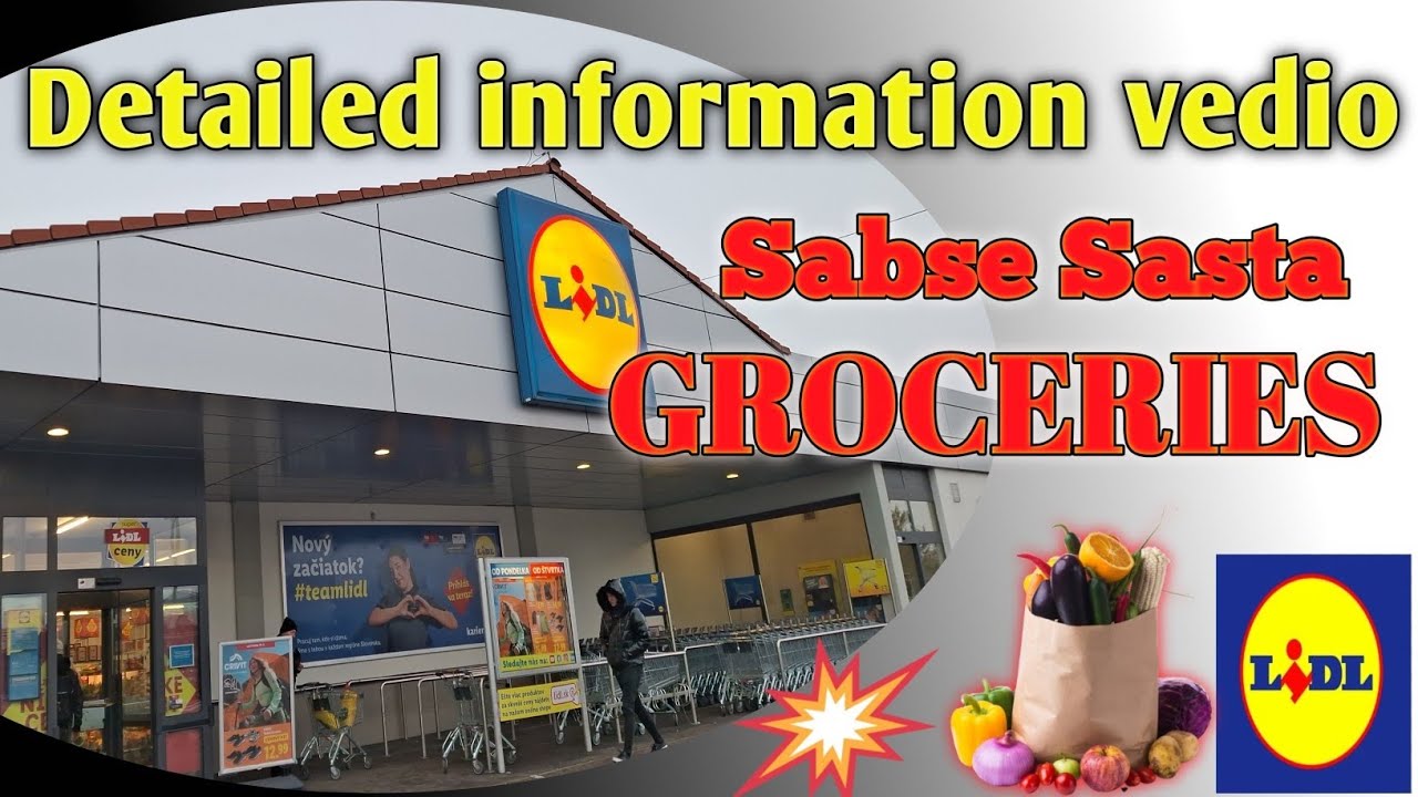 Lidl ki Sasti Groceries 😱 Sirf 18€ mein pura Haul | Lidl Grocery Shopping 2026|slovakia 