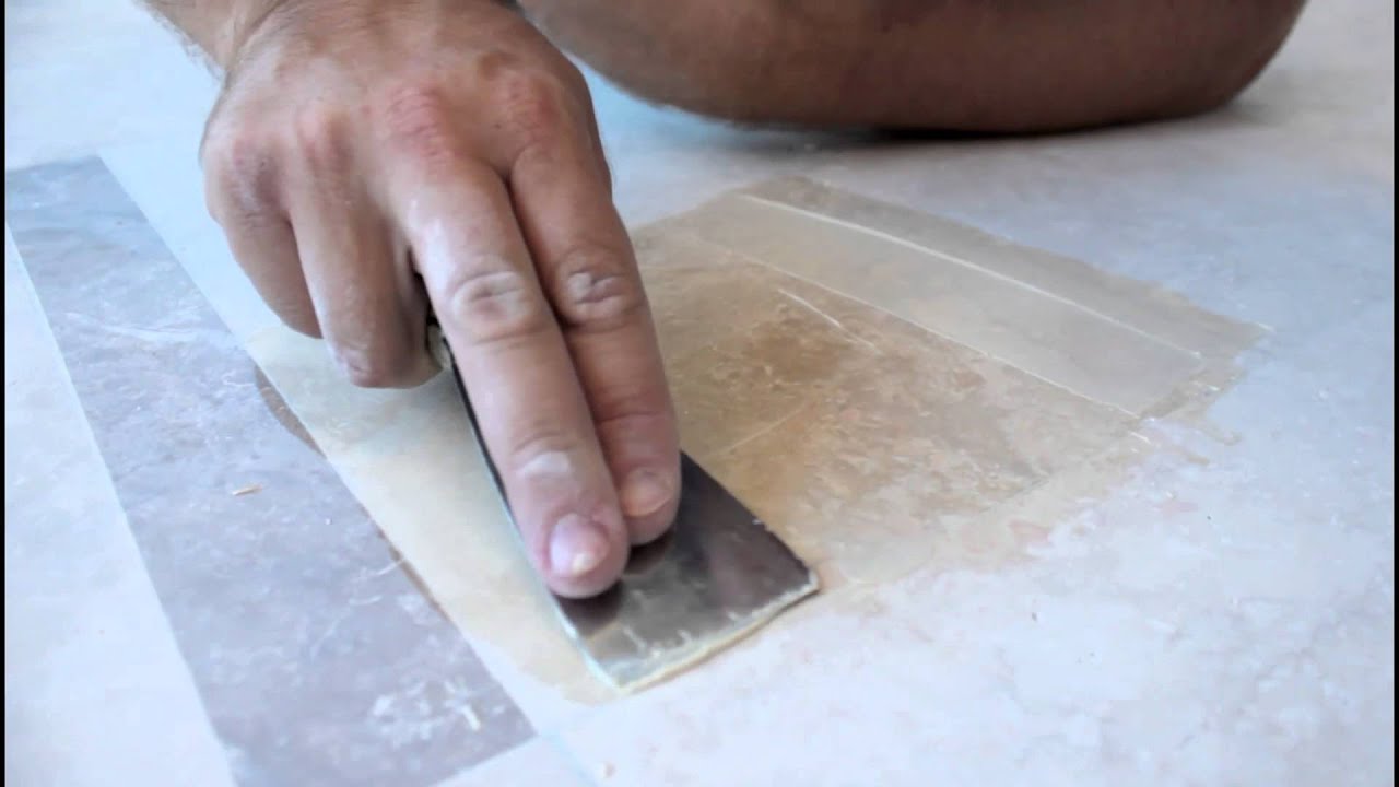 How To Fill Travertine - Travertine Filling - Travertine Grinding & Polishing