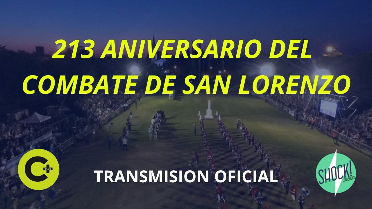 213 aniversario del combate de San Lorenzo