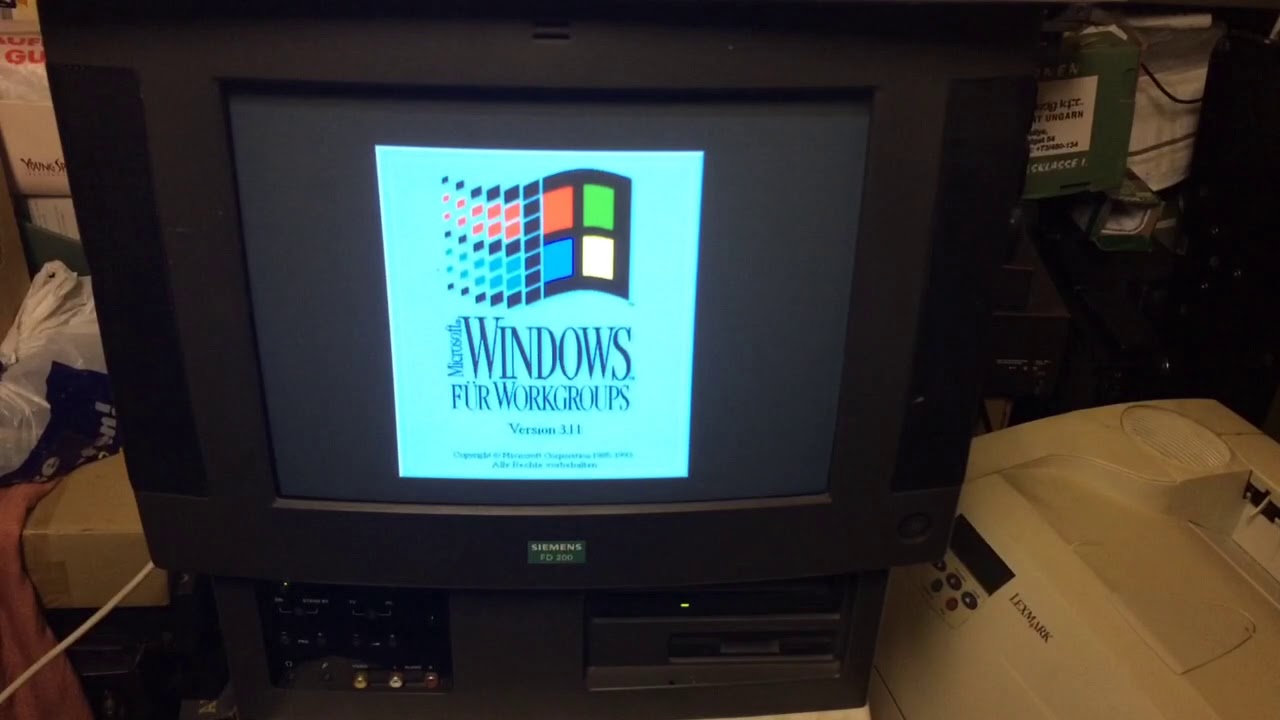 FD200 Siemens Nixdorf 486 DX66 Start