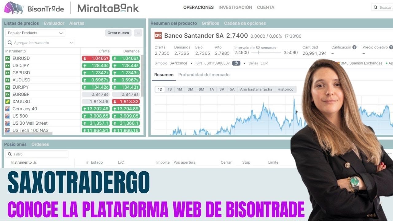 Tutorial SaxoTraderGO – Conoce la plataforma web de BisonTrade