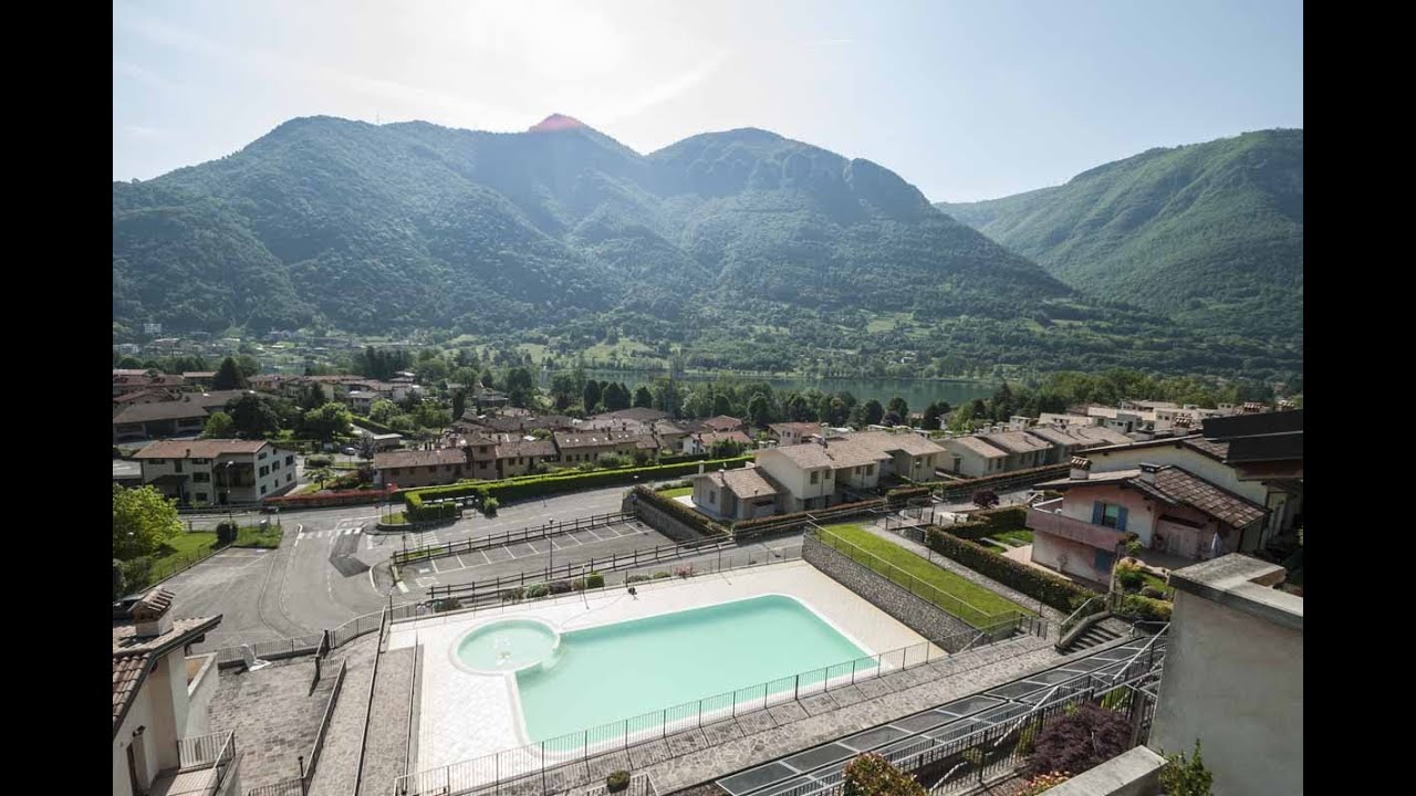 RANZANICO AL LAGO (BG) - Villino in pietra con solarium, piscina e vista lago