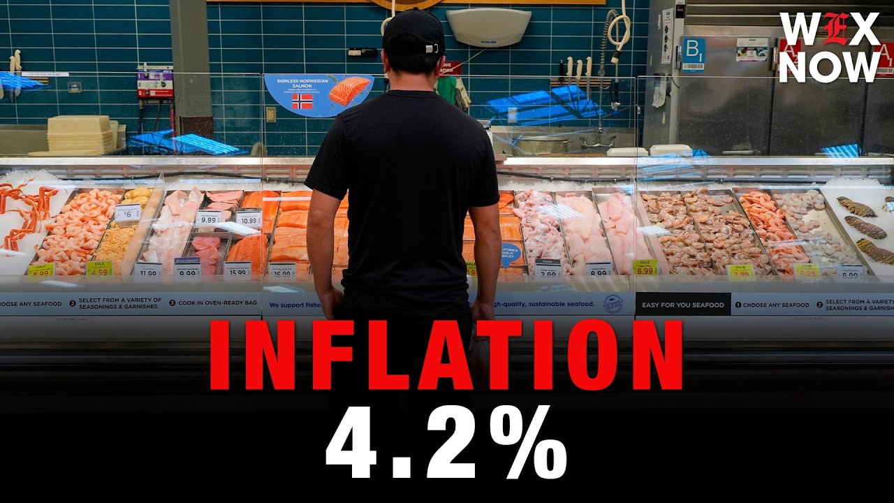 В мае инфляция выросла до 4,2%, достигнув максимума за три года на фоне скачка цен на энергоносит...