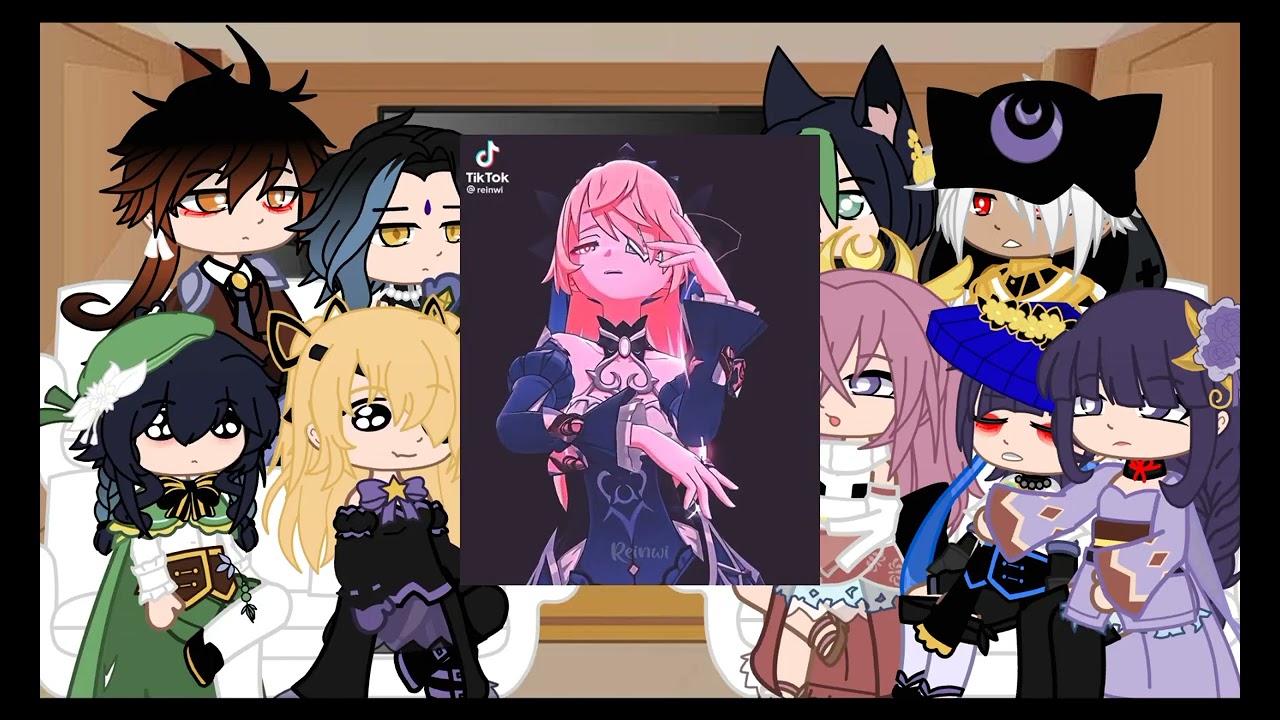 genshin character react to each other||3/4||fischl and venti||