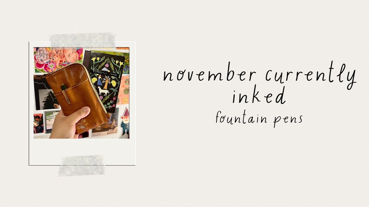 november currently inked ✶ my first maker pen! 