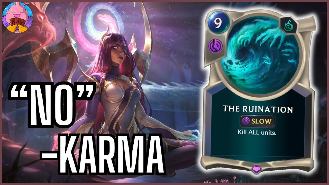 Karma Shadow Isles - How to not let you opponent have fun