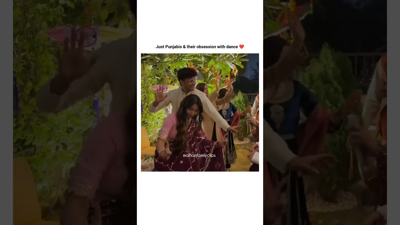 Just Malhan & their Punjabi dance ❤️ 