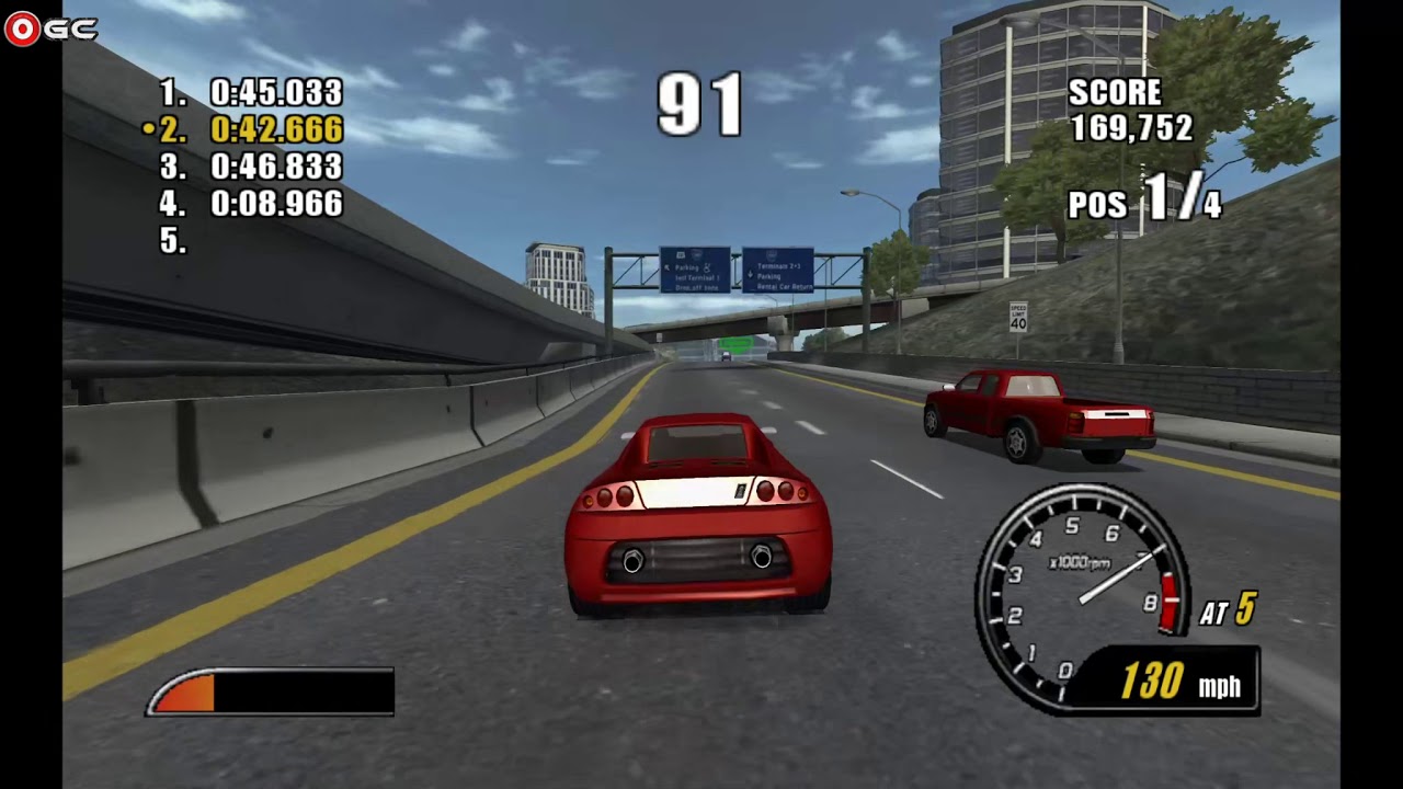 Burnout 2 Point Of Impact / Nintendo Gamecube / Gameplay FHD #2