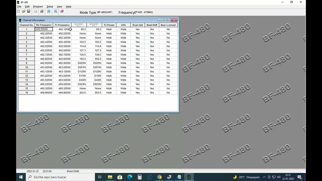 philco md216 cambiar frecuencias, programaci&oacute;n.