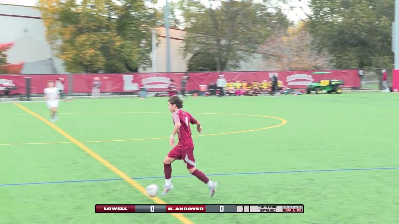 Lowell High School boys' varsity soccer vs North Andover| October 23, 2025 (Senior Night)