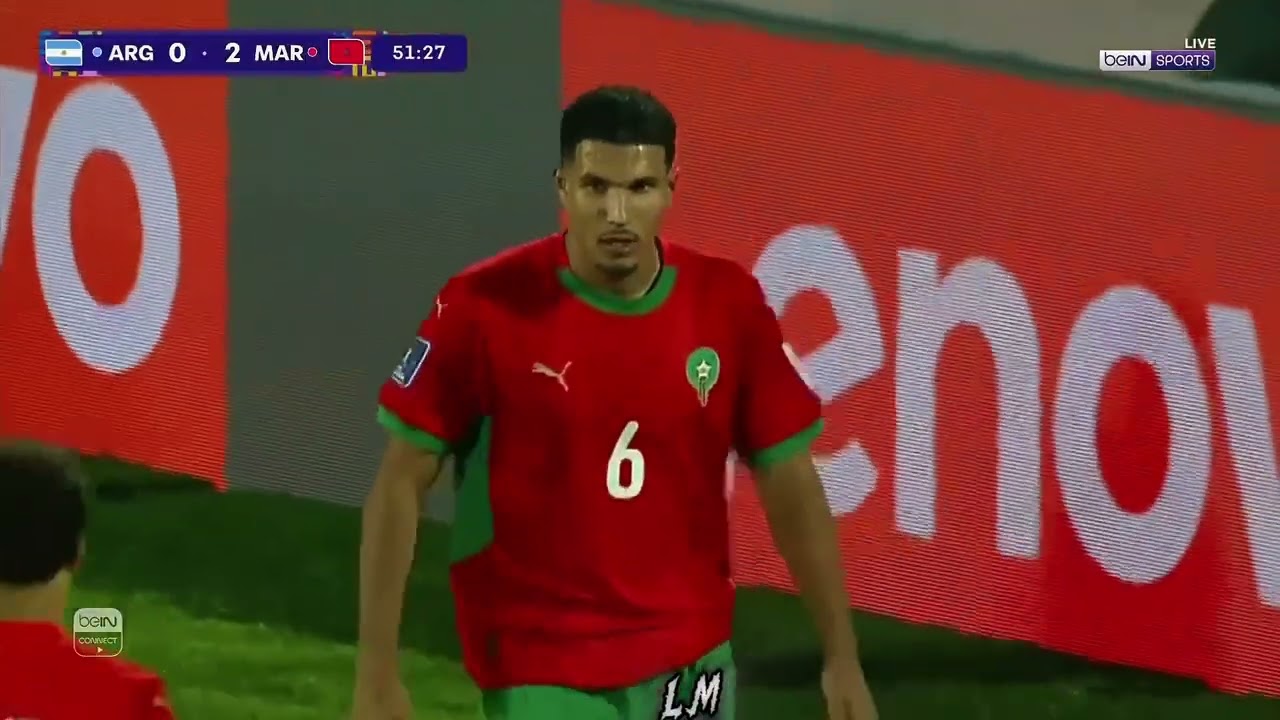 Naim Byar carried the midfield like a boss against Argentina U20 🇲🇦🔥. 