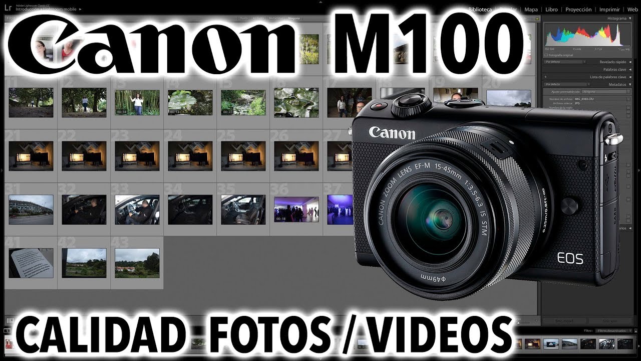 Canon EOS M100 | Calidades de foto y video