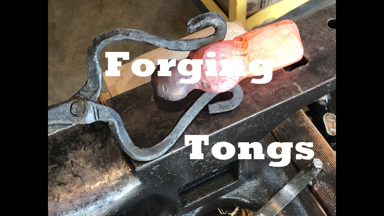 Forging hammer eye tongs