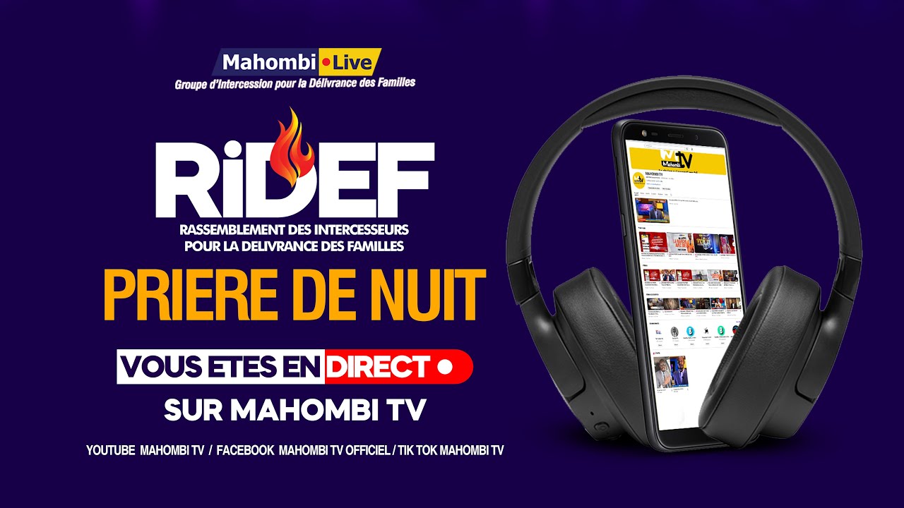 🛑 MAHOMBI : RIDEF PRIÈRE DE NUIT  (THÈME LA PERSEVERANCE DANS LA PRIÈRE)