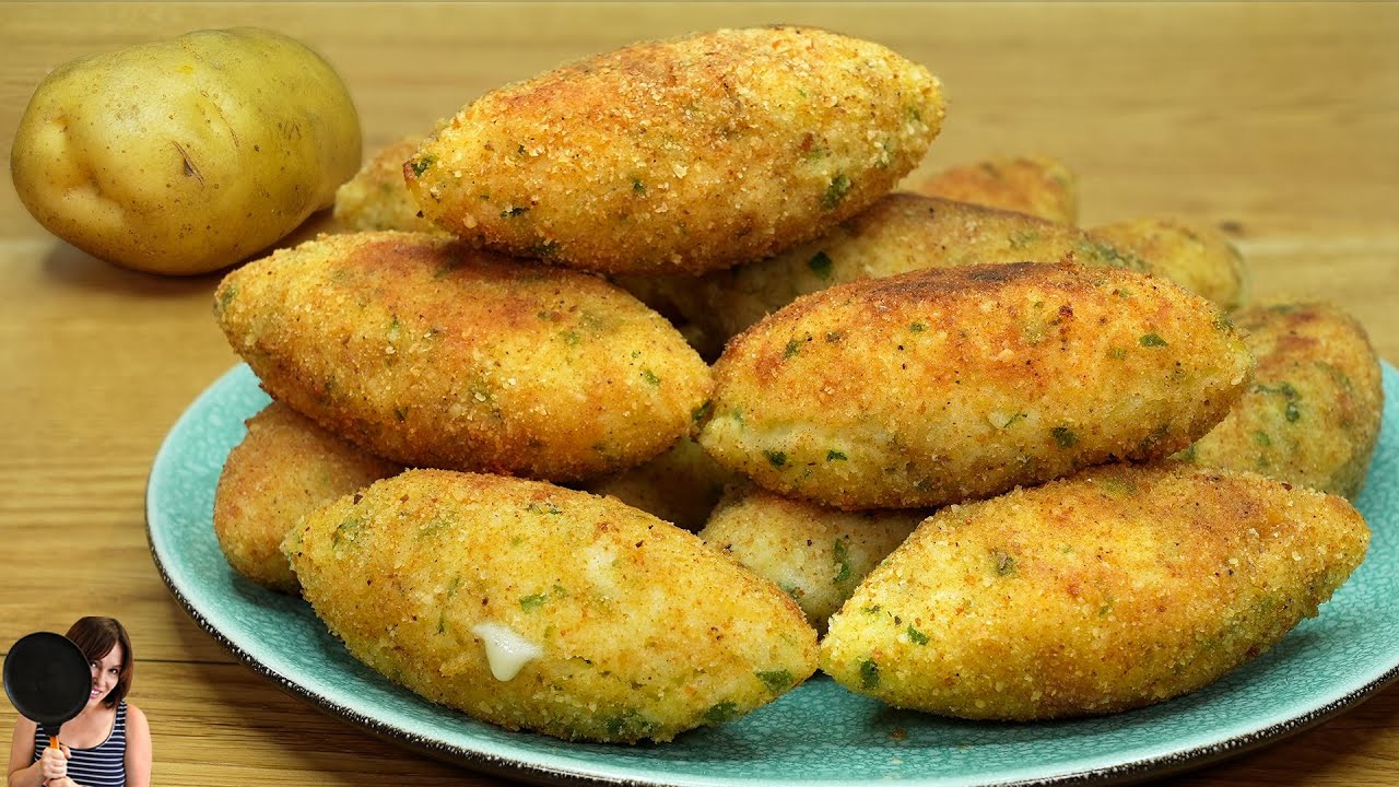 Если у вас есть 3 картофелины и рис.Без муки.Приготовьте это простое и вкусное блюдо.