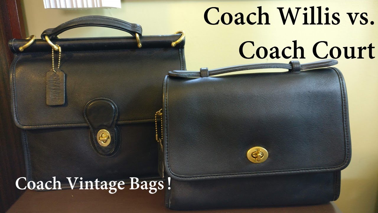 Vintage Coach Willis vs Coach Court (Vintage Pochette Metis or Coach Cassie Alternative)