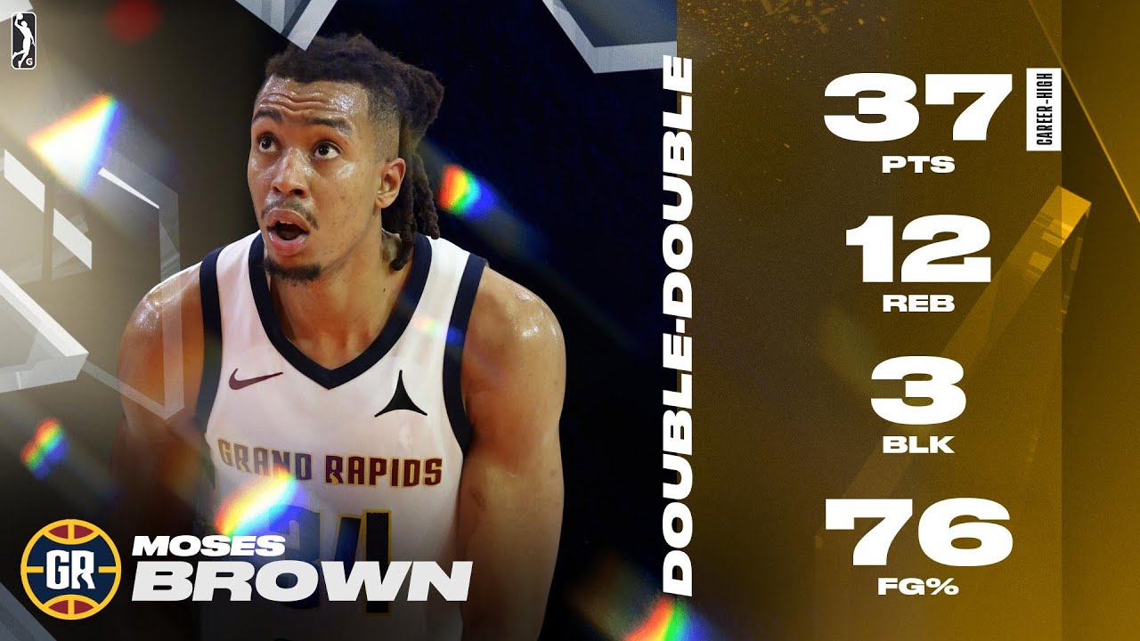 Moses Brown Had CAREER-HIGH 37 PTS & 12 REB Versus Raptors 905