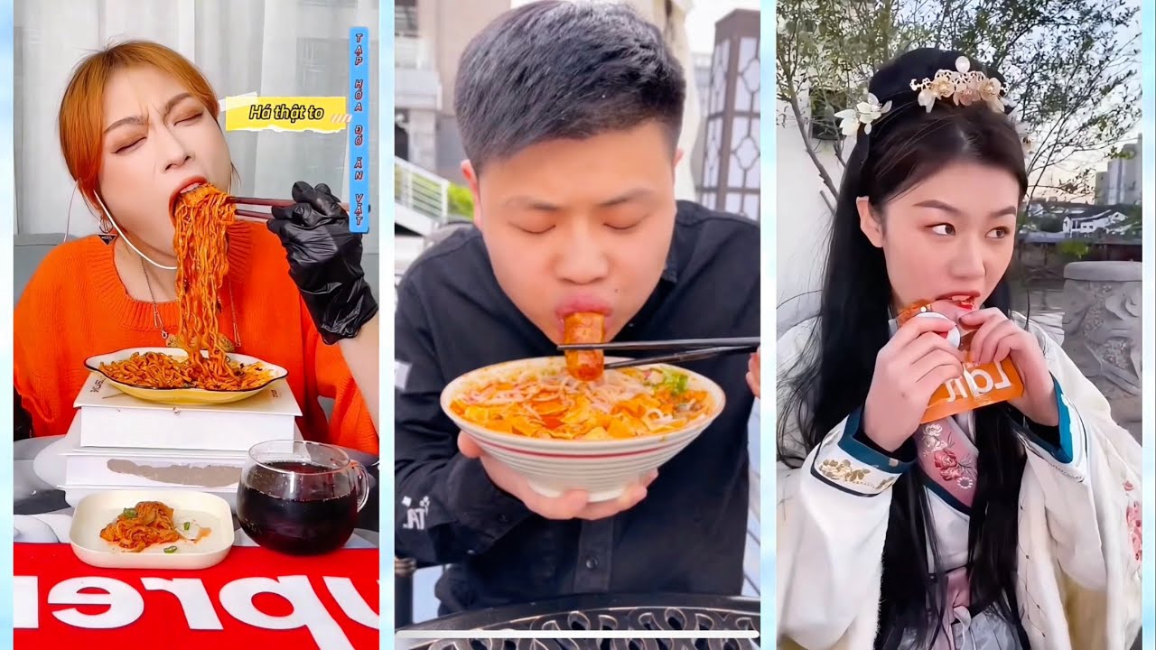 Tổng Hợp Mukbang Đồ Ăn Vặt Hay Nhất | Tạp Hóa Đồ Ăn Vặt P141