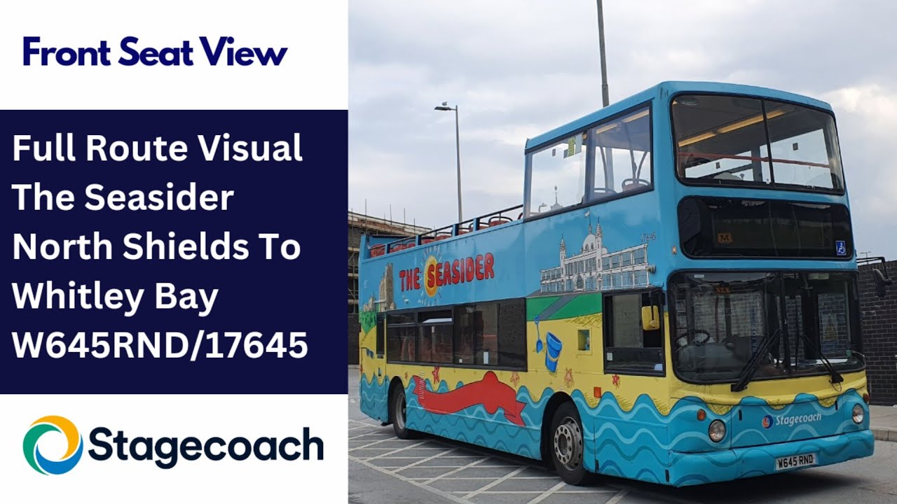 Full Route Visual | Stagecoach Newcastle 'The Seasider' North Shields To North Shields Via The Coast