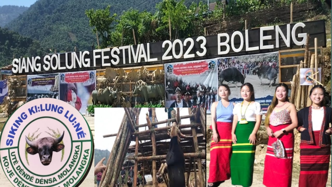 Boleng, SOLUNG Festival🌾🌾of Adi tribe/Rich Solung festival celebration in Boleng Town🔥🔥