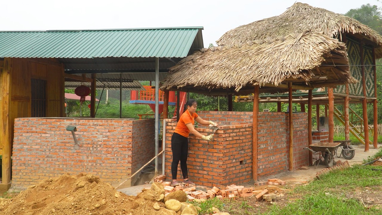 Unbelievable! Talented Girl Built a Cozy Kitchen Alone in Just 60 Days