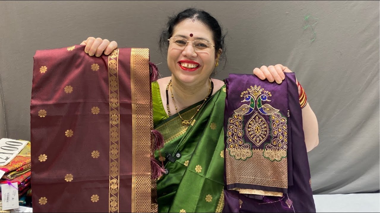 Soft Silk Paithani Paithani special collection 🥰of Kasturi Paithani Yeola