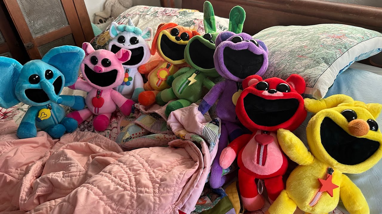All Smiling Critters Unboxing Videos ❤️🧡💛💚💙💜🩷🤍