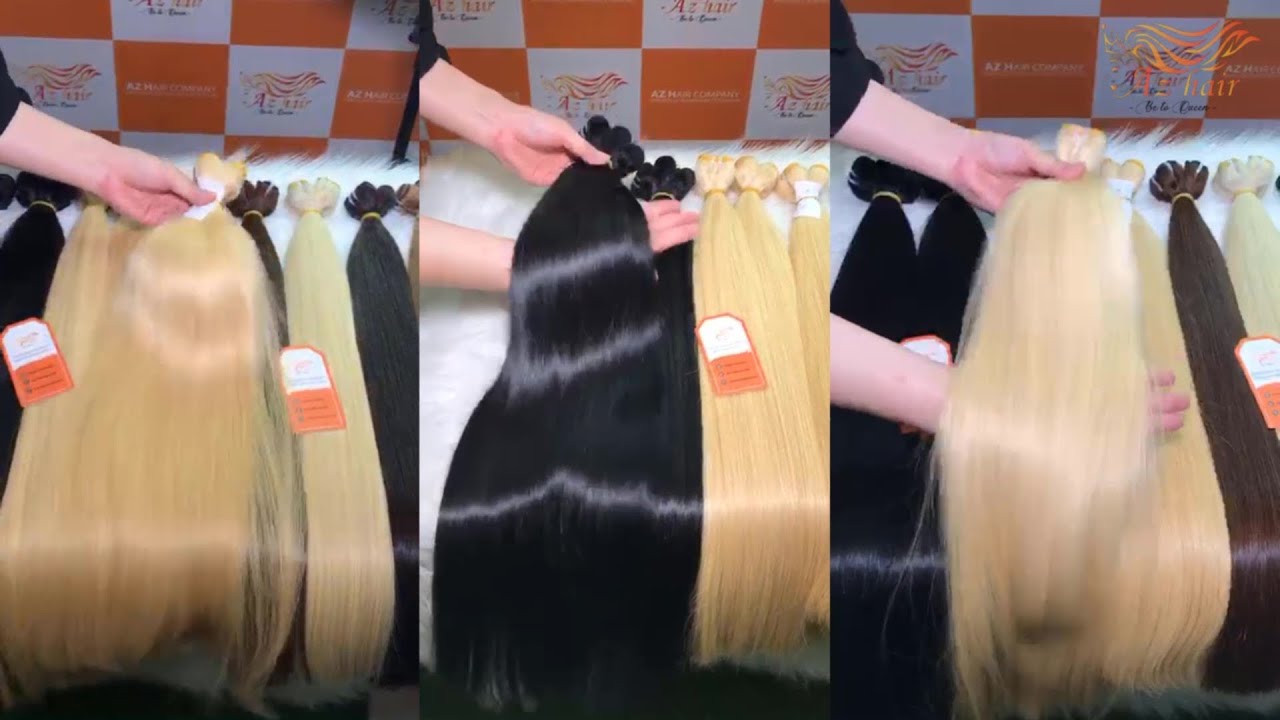 WEFT COLOR HAIR - SOFT SILKY AND BEST HAIR QUALITY | AZ HAIR COMPANY | WHOLESALE VIETNAM HAIR