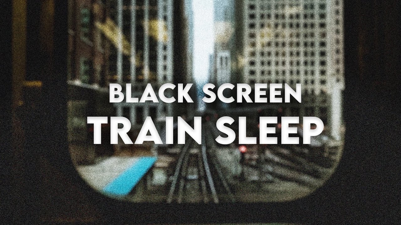 12 HOURS OF TRAIN SOUNDS | BLACK SCREEN | SLEEP & RELAXATION