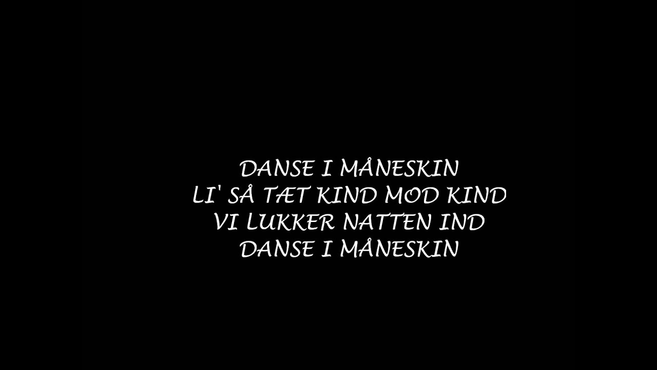 Trine dyrholm - Danse i måneskin