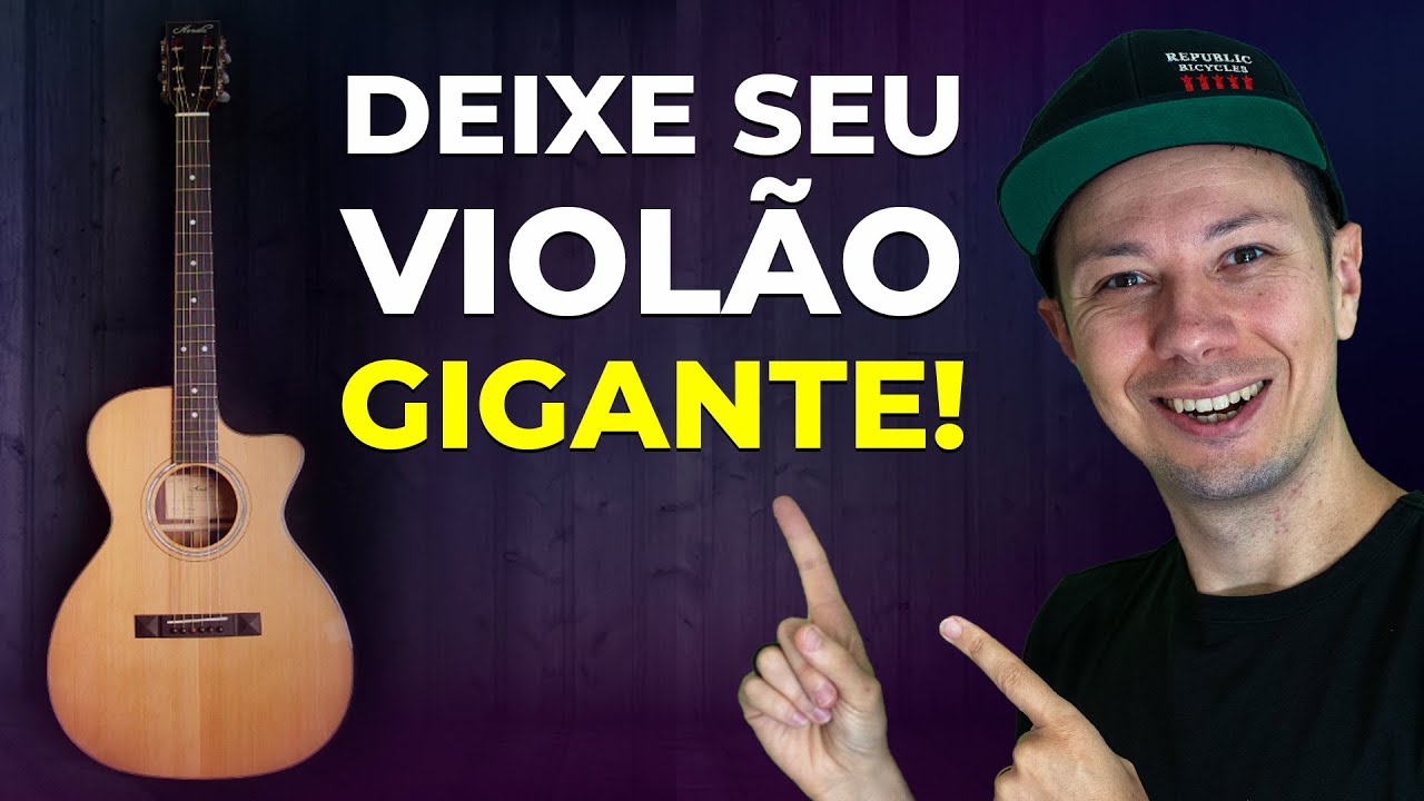 Faça seu VIOLÃO ficar PRO com UMA TÉCNICA!