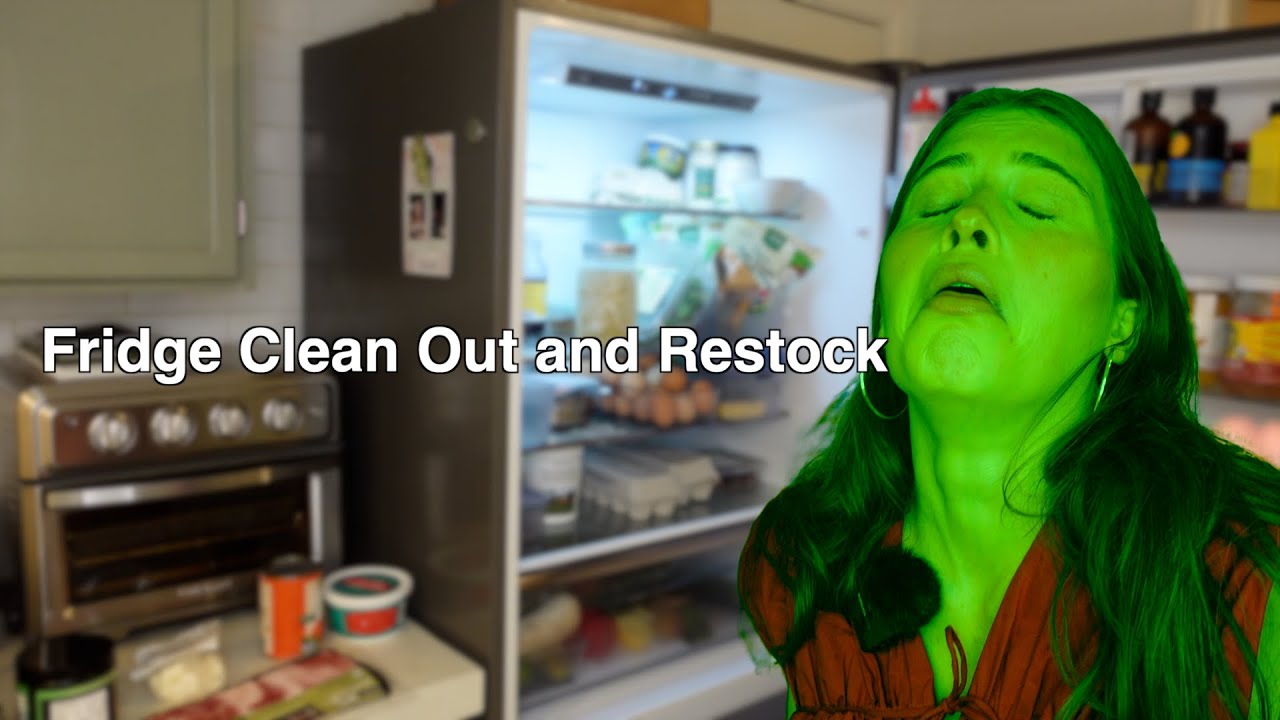 a very emotional fridge clean out and restock...