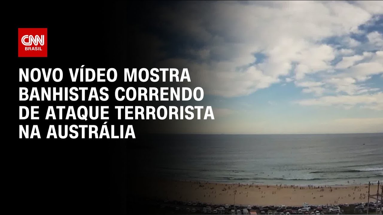 Veja banhistas correndo de ataque terrorista na Austr&aacute;lia | CNN BRASIL
