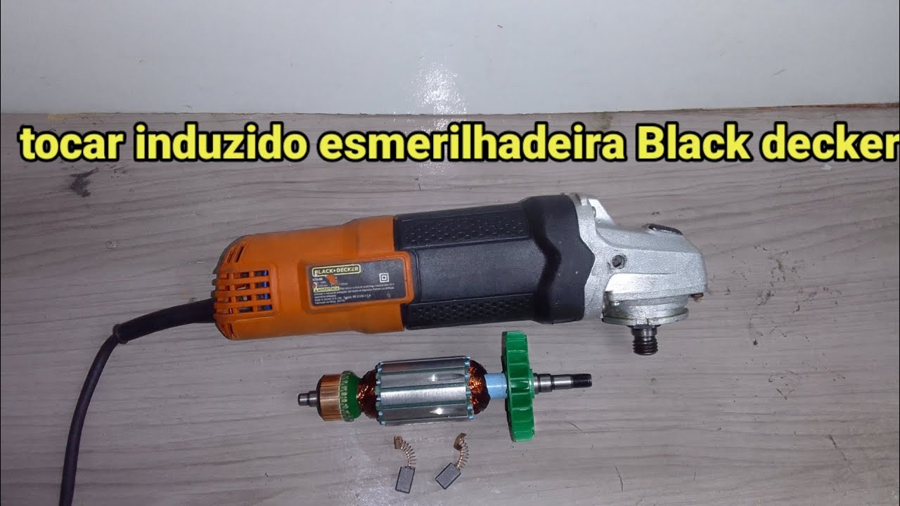 troca induzido, esmerilhadeira Black decker, esmerilhadeira Black decker g720, esmerilhadeira g720