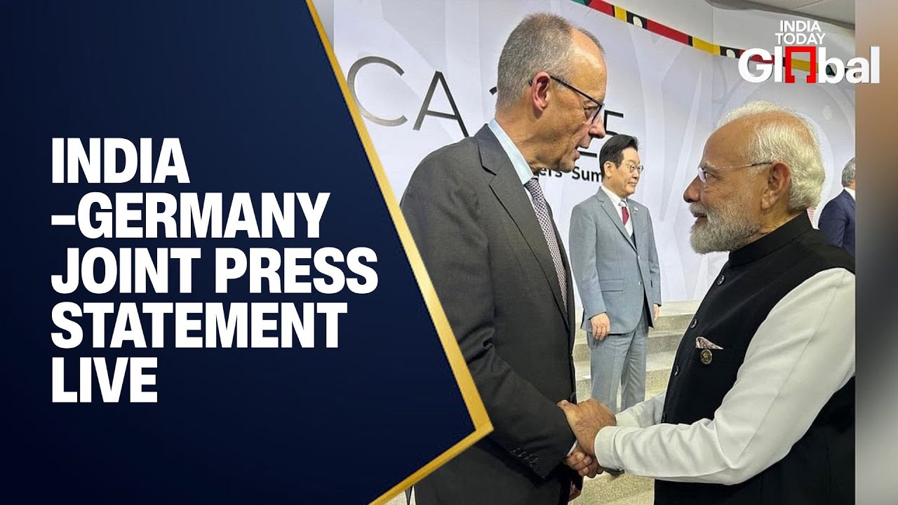 LIVE | PM Modi, German Chancellor Merz Address Media in Gandhinagar