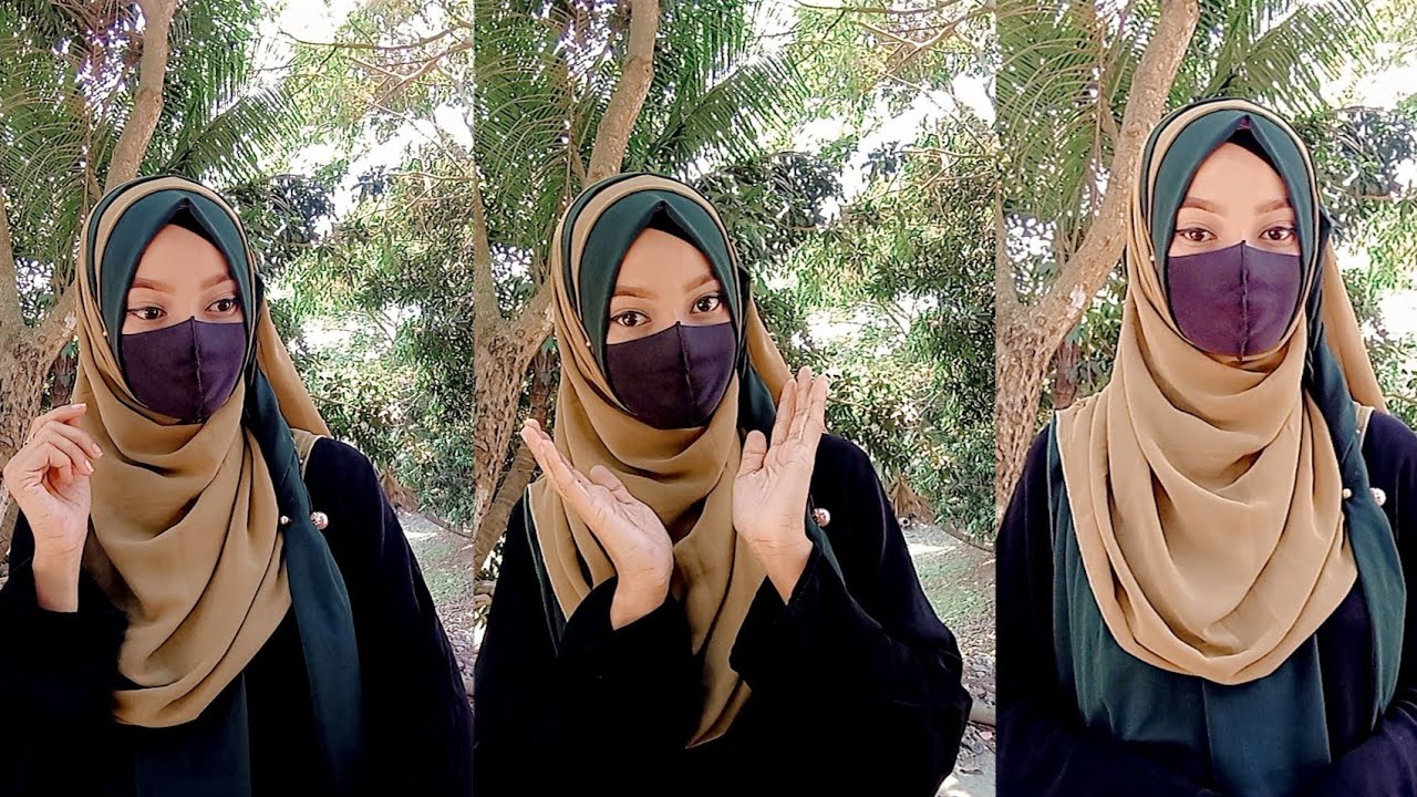 Double orna hijab tutorial || 2ta diye hijab tutorial ||full coverage || Rimu Sultana❤️