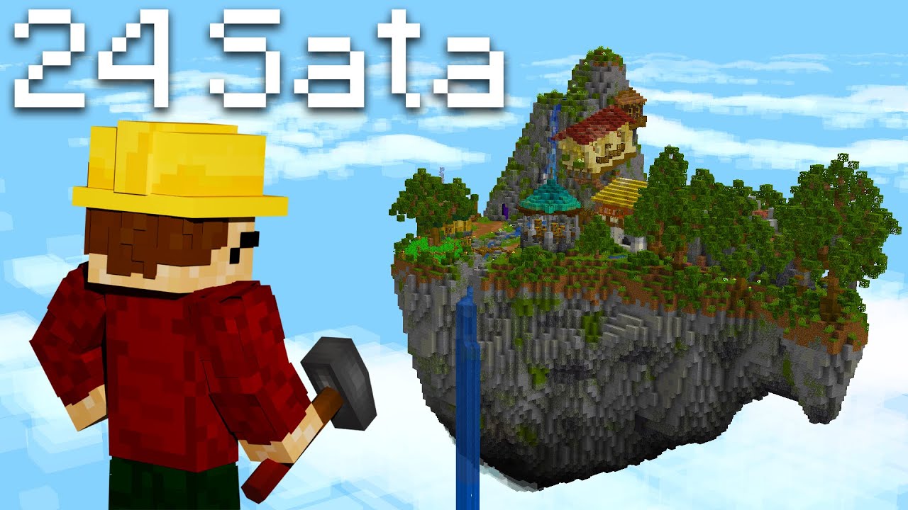 24 Sata Gradim u Minecraft-u!