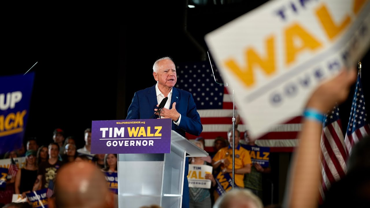 Governor Walz Campaign Kickoff Rally in Minneapolis