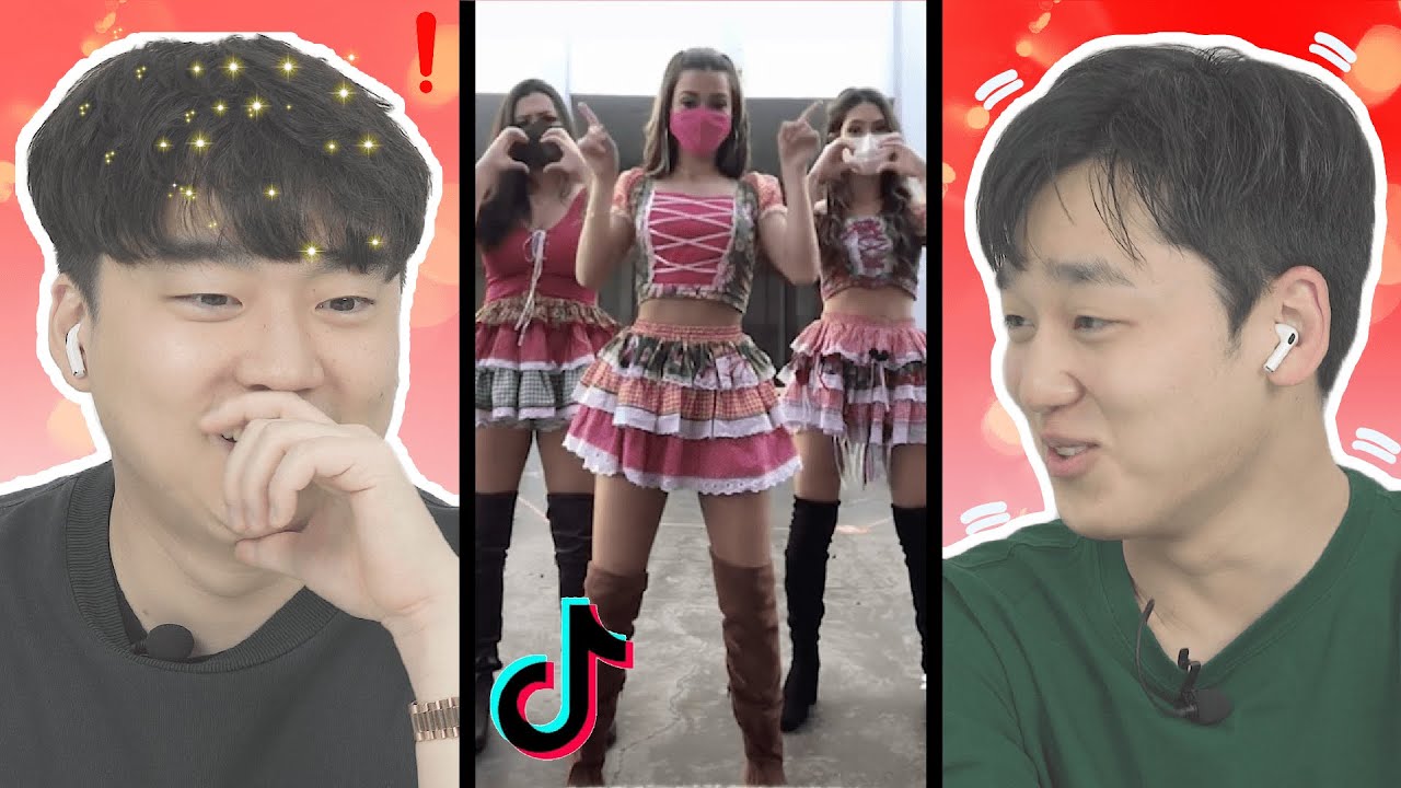 Reação de Coreanos a Festa Junina no TikTok pela primeira vez