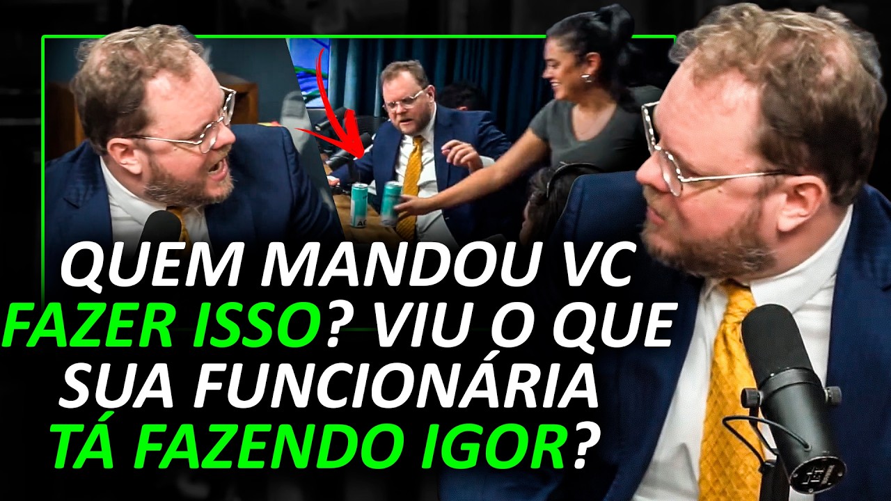 LORD VINHETEIRO SE IRRITA com FUNCIONÁRIO no FLOW