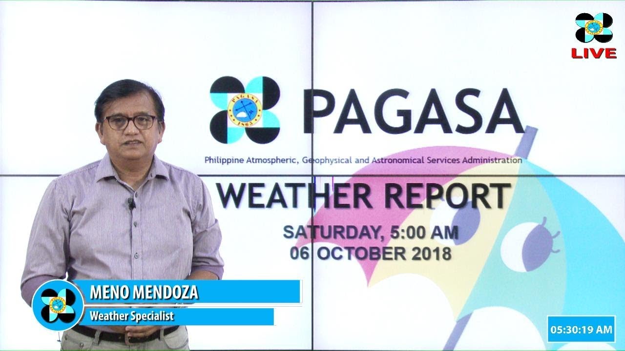 Public Weather Forecast Issued at 5:00 AM October 6, 2018