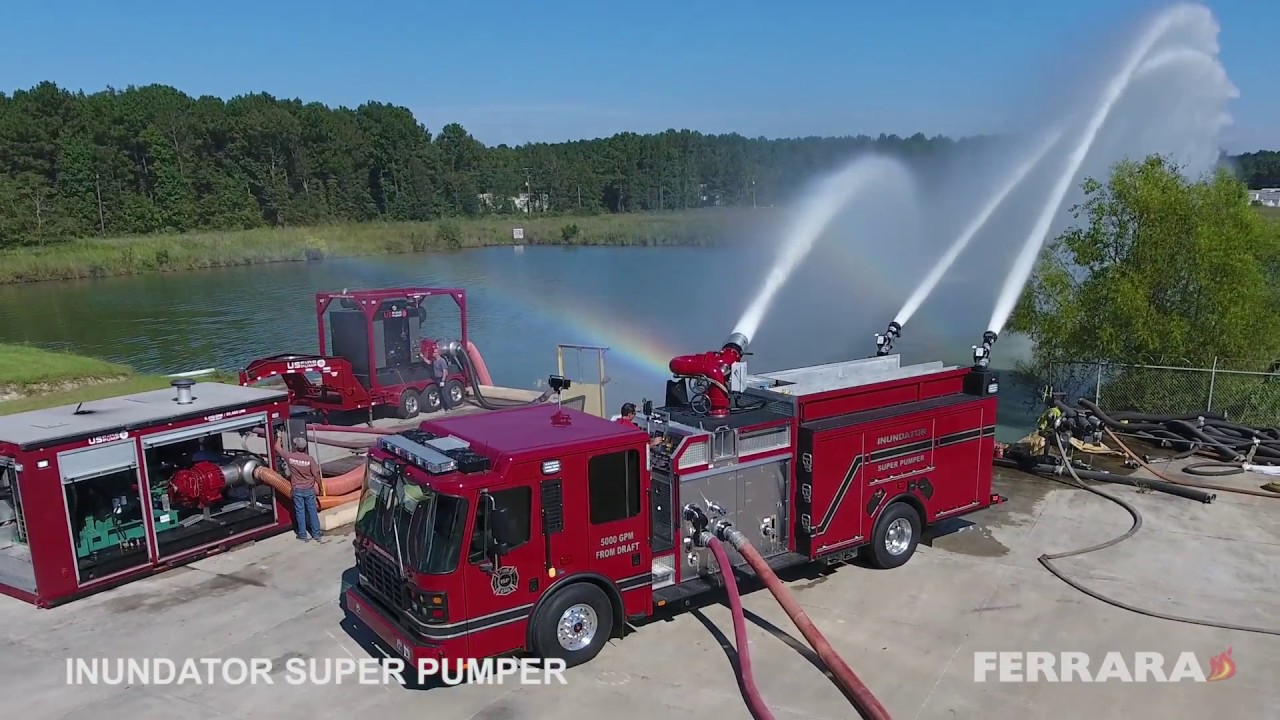 Inundator Super Pumper Flowing
