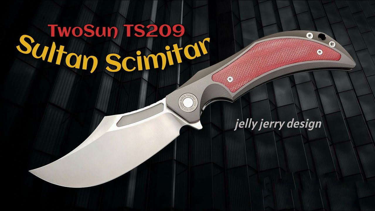 NEW! TwoSun TS209 Sultan Scimitar Flipper by Jelly Jerry