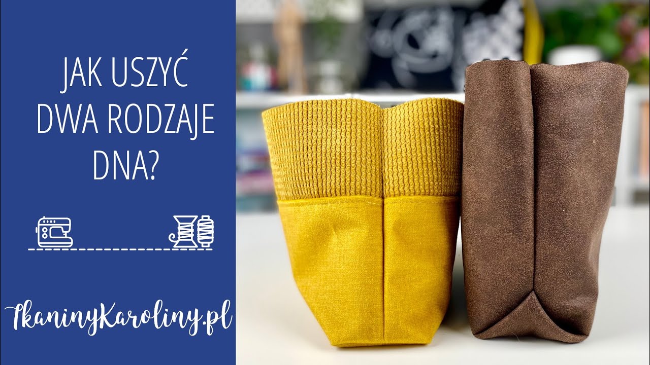 JAK USZYĆ DWA RODZAJE DNA? TUTORIAL DIY TKANINY KAROLINY
