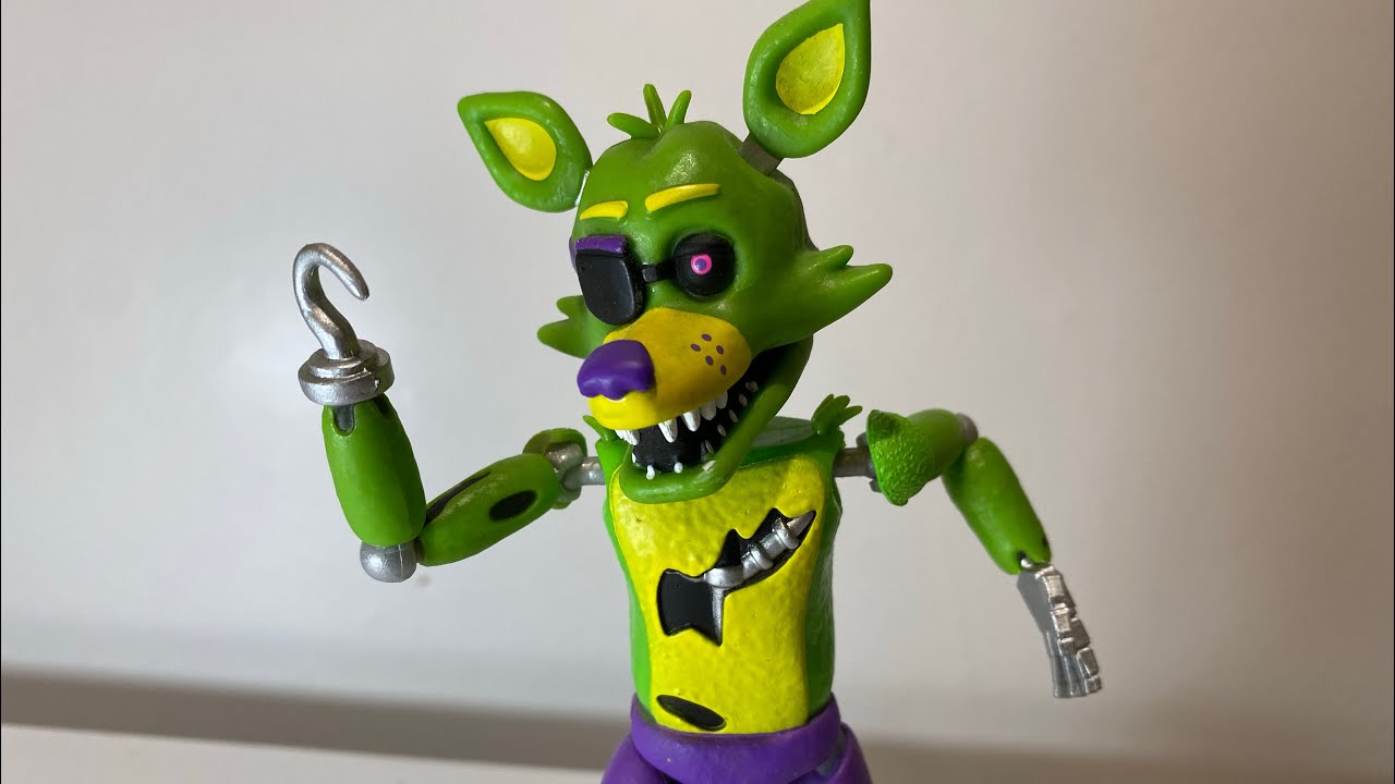 Re-do Review: Funko Five Nights At Freddys Blacklight Foxy Figure Review