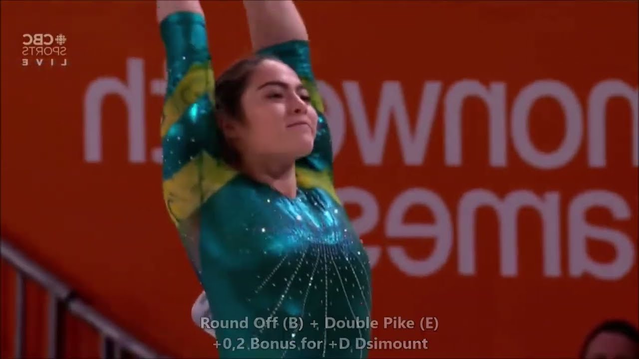 Georgia Godwin (AUS) Beam D-Score 2022 Commonwealth Games AA (2022-24 Code)