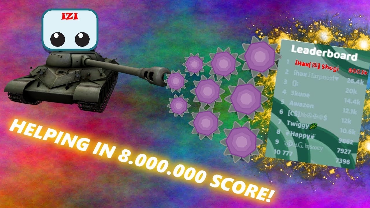 [STARVE.IO] Helping iHax in 8 milion score :( (new WORLD RECORD after update)