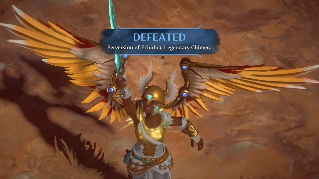 Immortals Fenyx Rising - Perversion of Echidna, Legendary Chimera Boss Fight