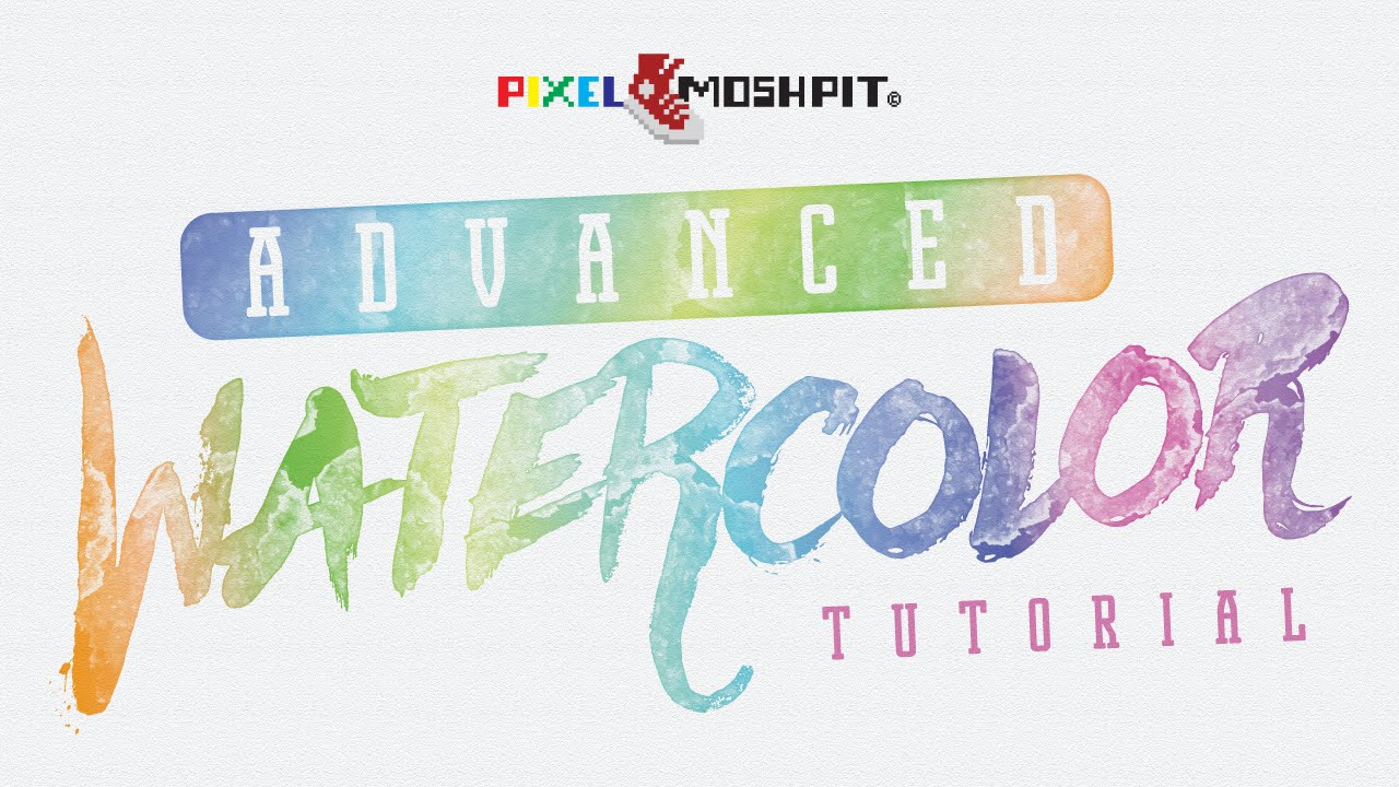 Colorful Watercolor Vectors in Adobe Illustrator (Realistic)