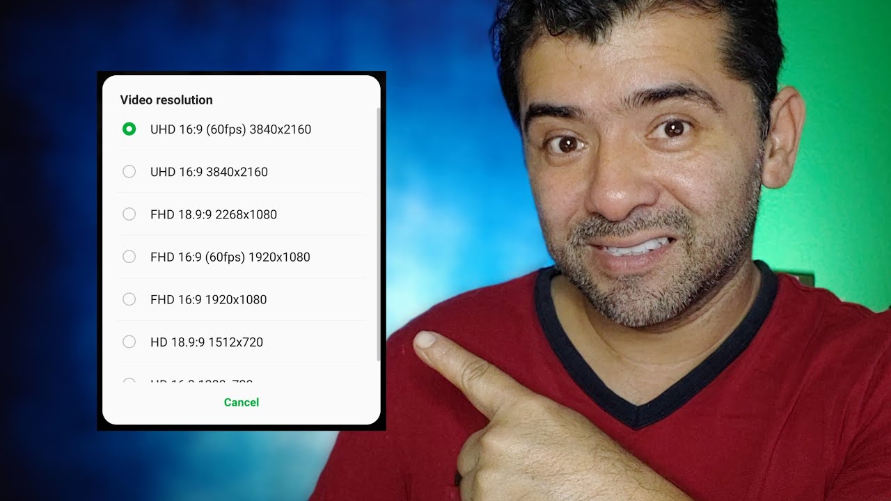 Graba tus videos a su m&aacute;xima resoluci&oacute;n